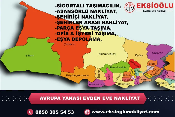 Avrupa Yakası Kurumsal Sigorta Sözleşmeli Nakliyat Firması Şirketi